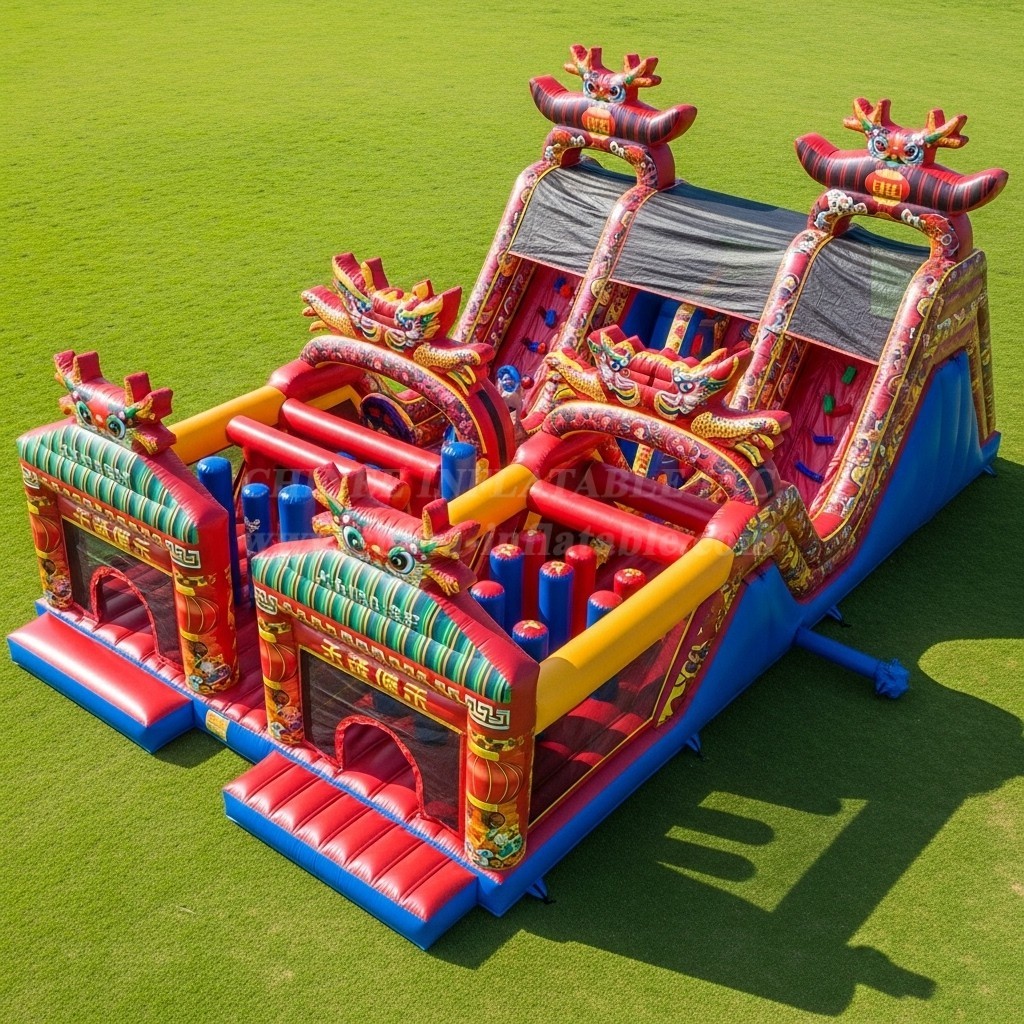 T6-6152 Chinese Style Inflatable Playground