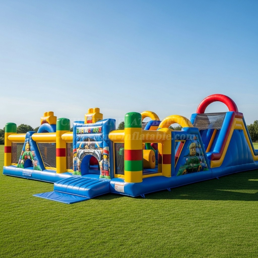 T6-6177 Lego Inflatable Playground