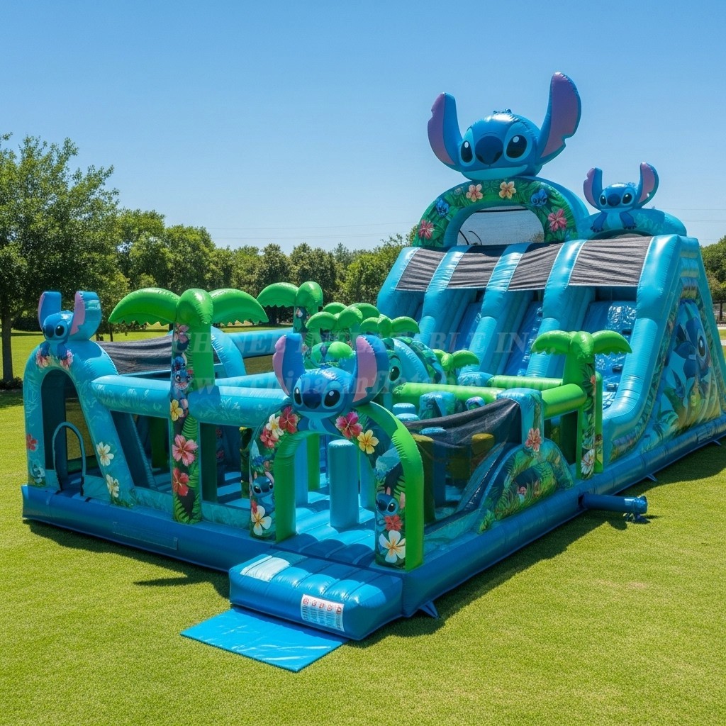 T6-6178 Lilo & Stitch Inflatable Playground