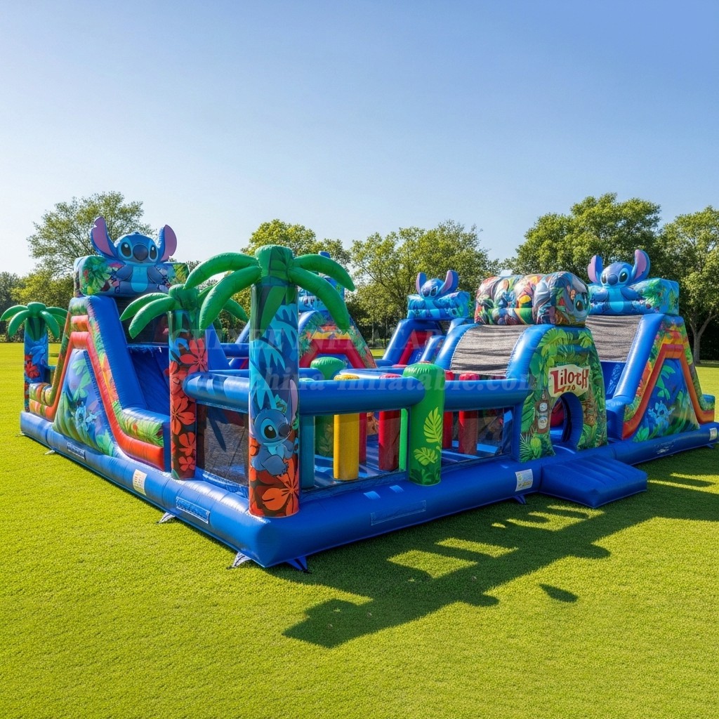 T6-6179 Lilo & Stitch Inflatable Playground