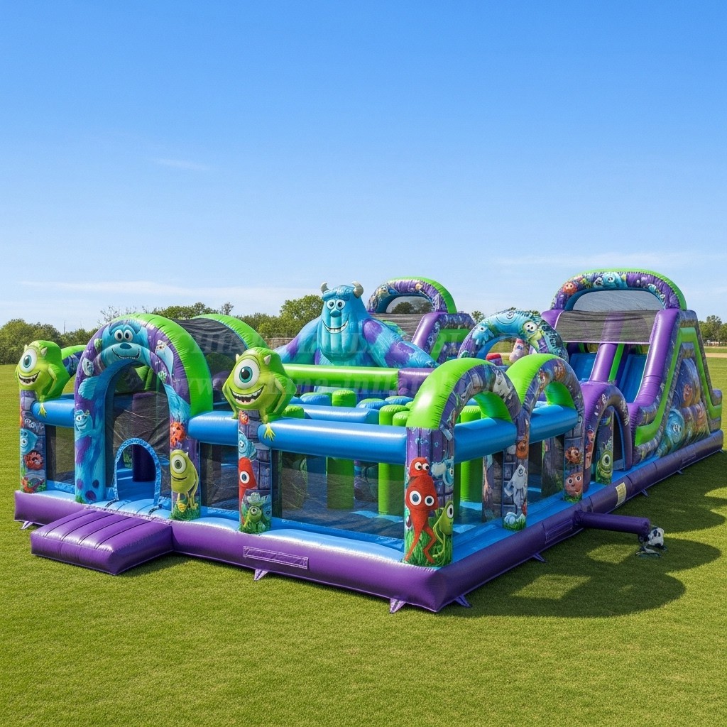 T6-6191 Monsters Inc Inflatable Playground