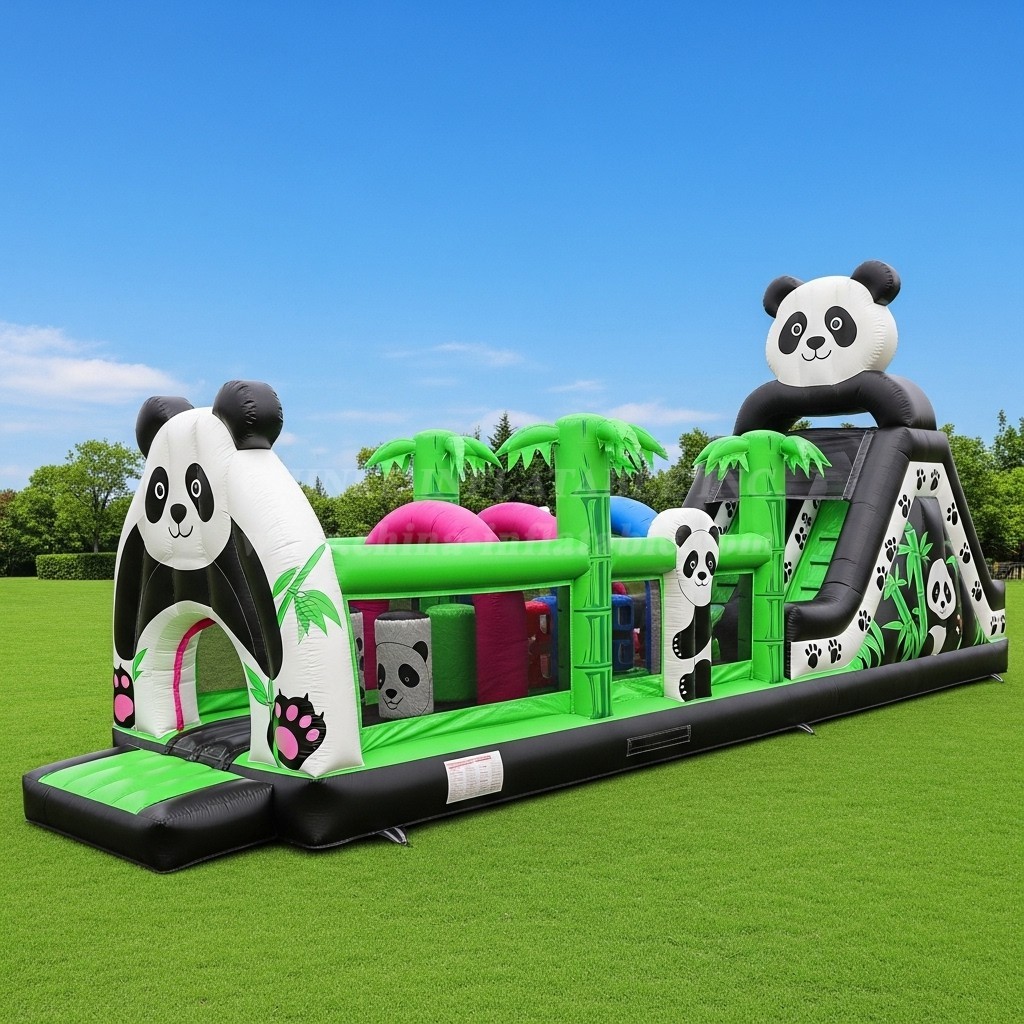 T7-3648 Panda Inflatable Obstacle Courses