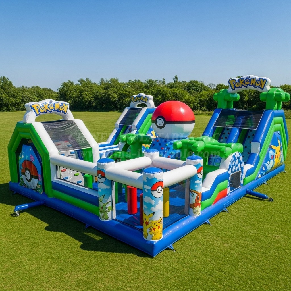 T6-6202 Pokemon Inflatable Playground