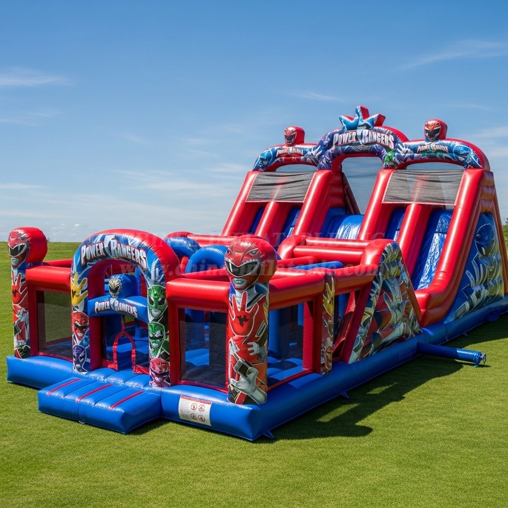 T6-6203 Power Rangers Inflatable Playground