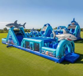 T7-3663 Shark Inflatable Obstacle Courses