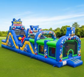 T7-3666 Sonic Inflatable Obstacle Courses