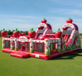 T6-6215 Strawberry Shortcake Inflatable Playground