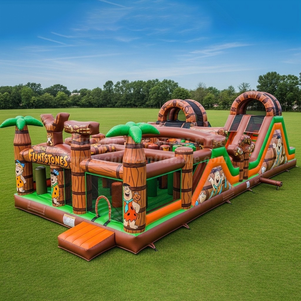 T6-6222 The Flintstones Inflatable Playground