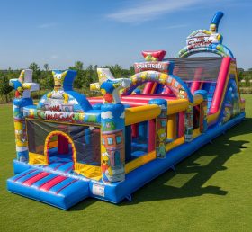 T7-3675 The Simpsons Inflatable Obstacle Courses