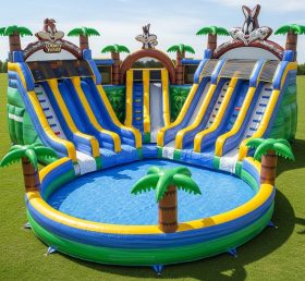 Pool3-305 Looney Tunes Theme Pool Water Park