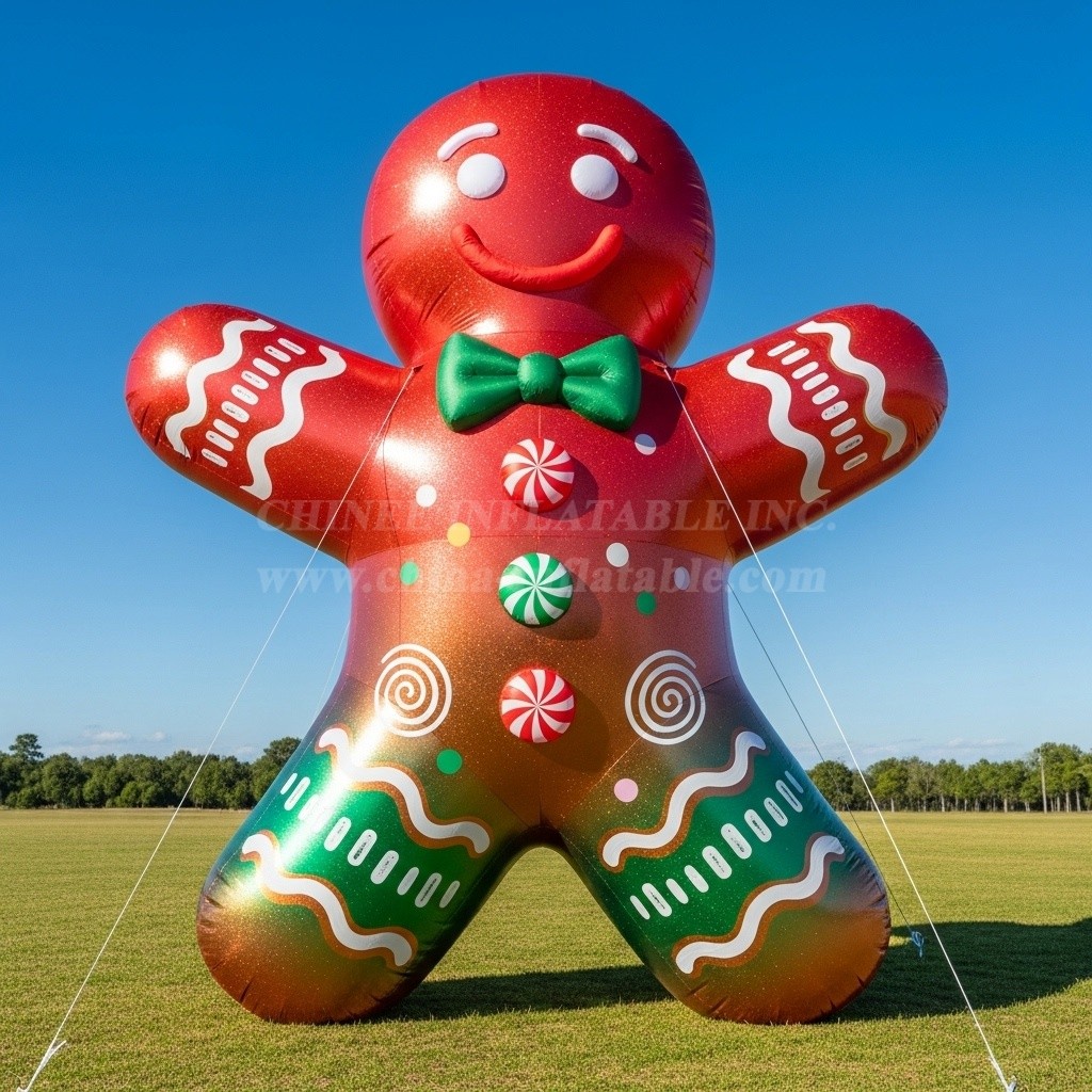 C1-720 Gingerbread Man Christmas Inflatables