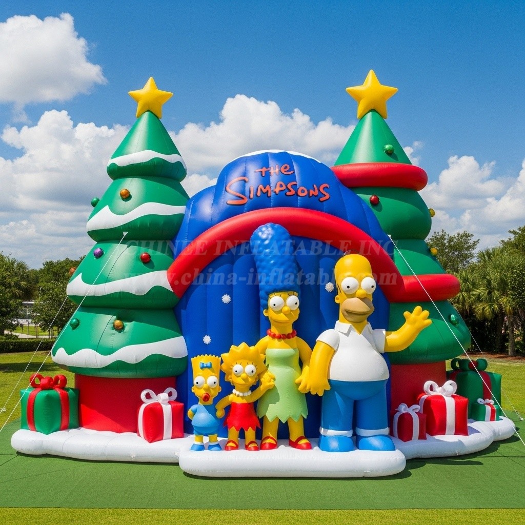 C1-724 The Simpsons Christmas Inflatable