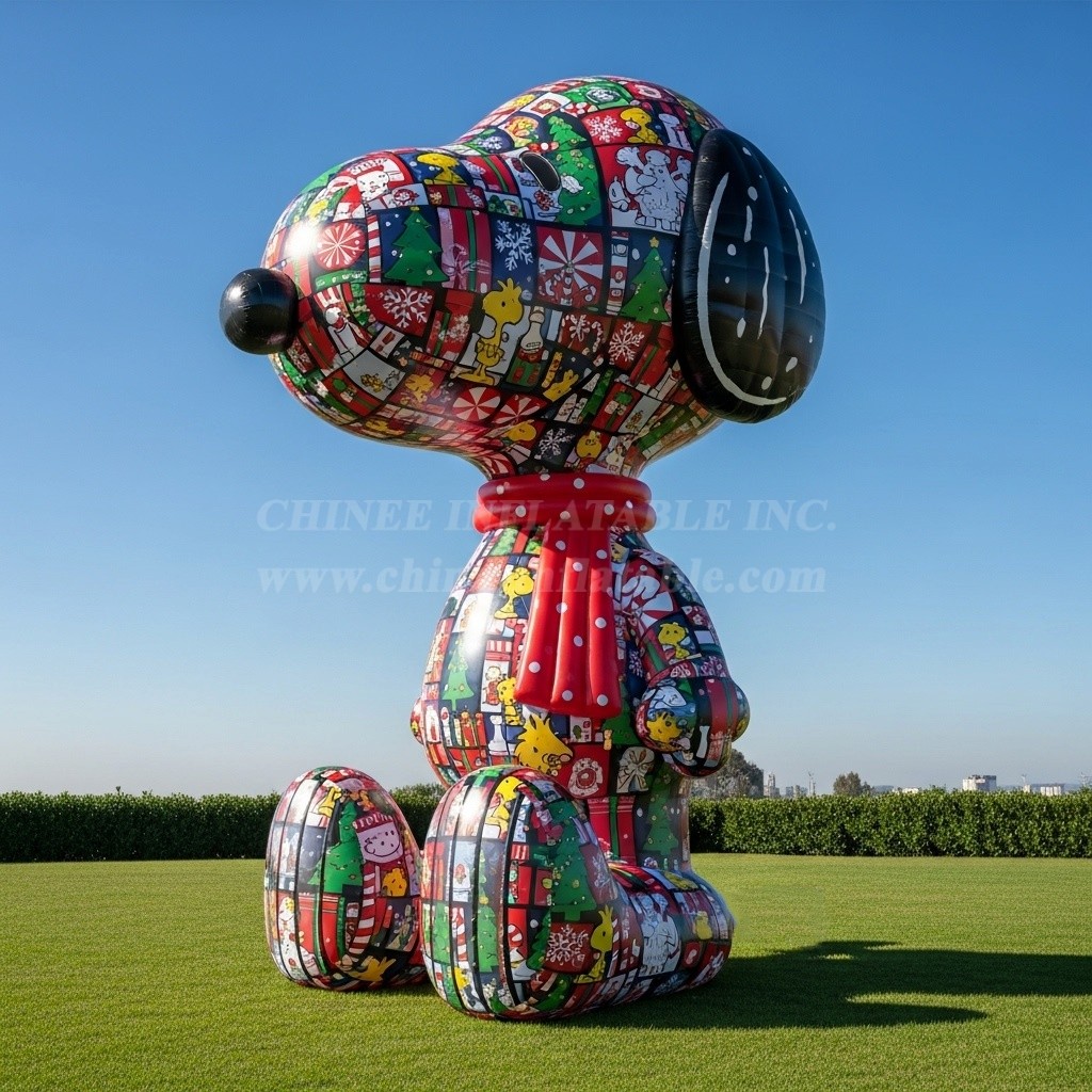 C1-725 Christmas Snoopy Inflatable Cartoon