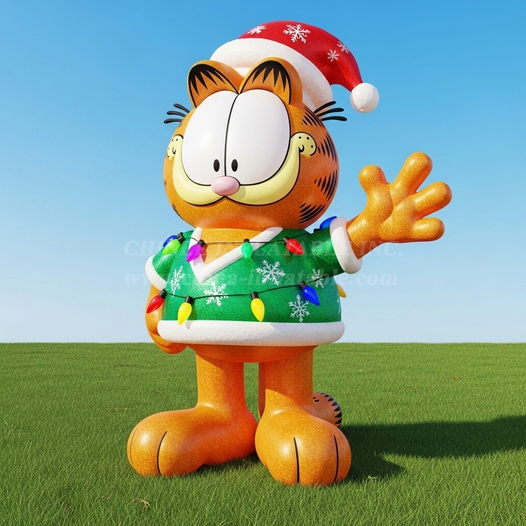 C1-734 Garfield Christmas Inflatable Cartoons