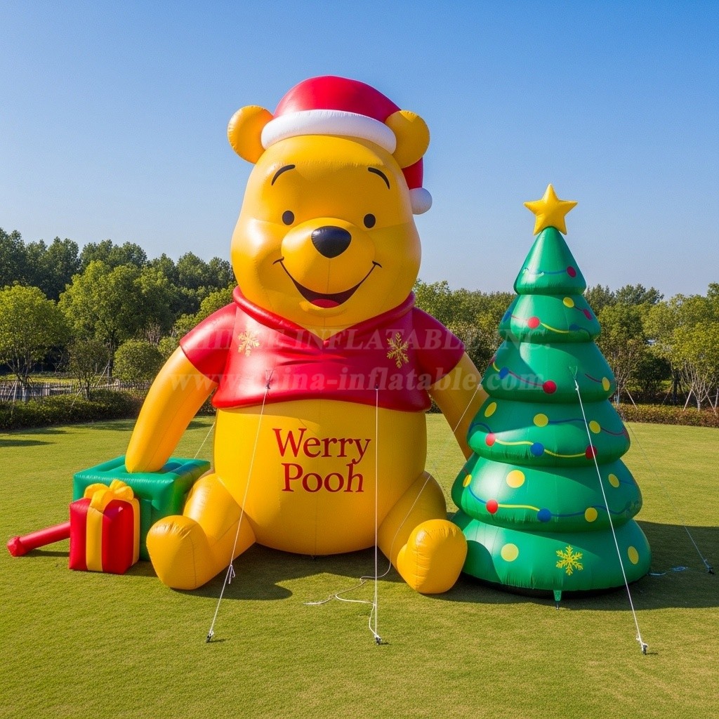 C1-748 Christmas Bear Inflatable Cartoons