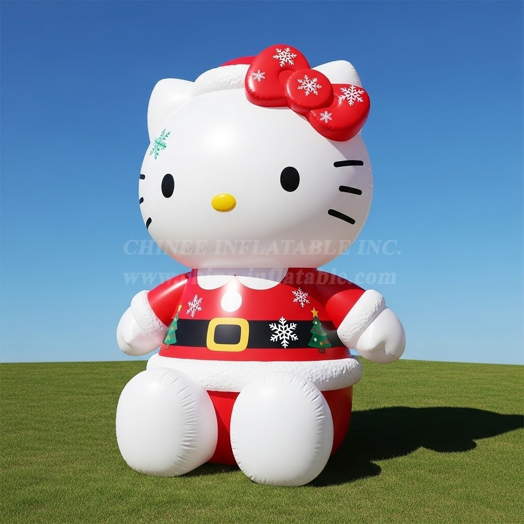 C1-755 Hello Kitty Christmas Inflatable Cartoons