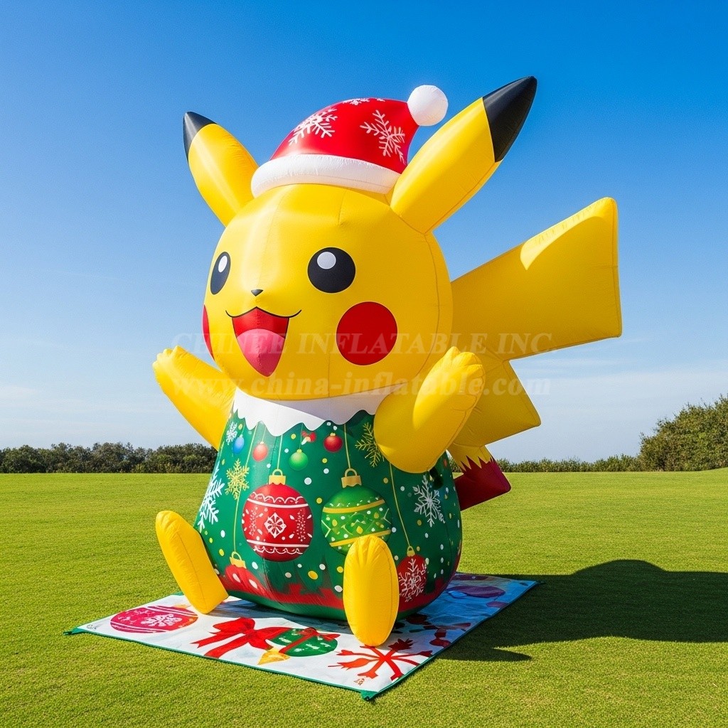 C1-766 Pikachu Christmas Inflatable Cartoons