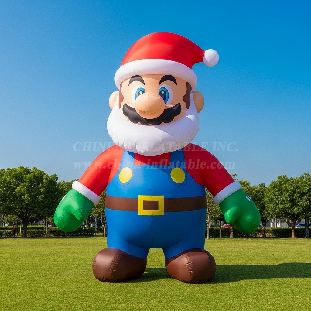 C1-772 Super Mario Santa Claus Inflatable Cartoons