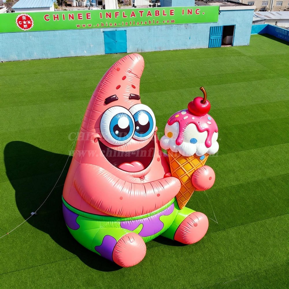 Cartoon3-103 Patrick Star Ice Cream Inflatable Cartoons
