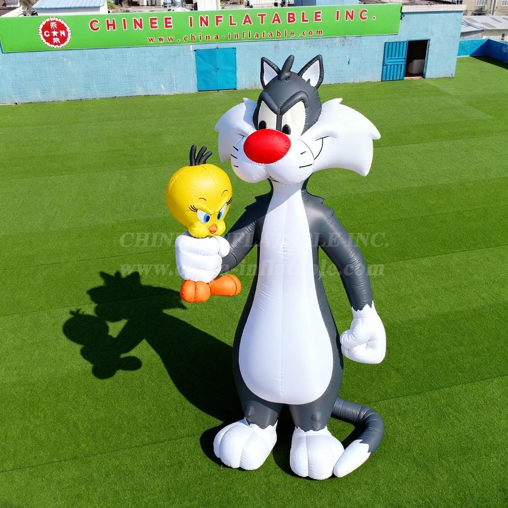 Cartoon3-122 Sylvester and Tweety Inflatable Cartoons