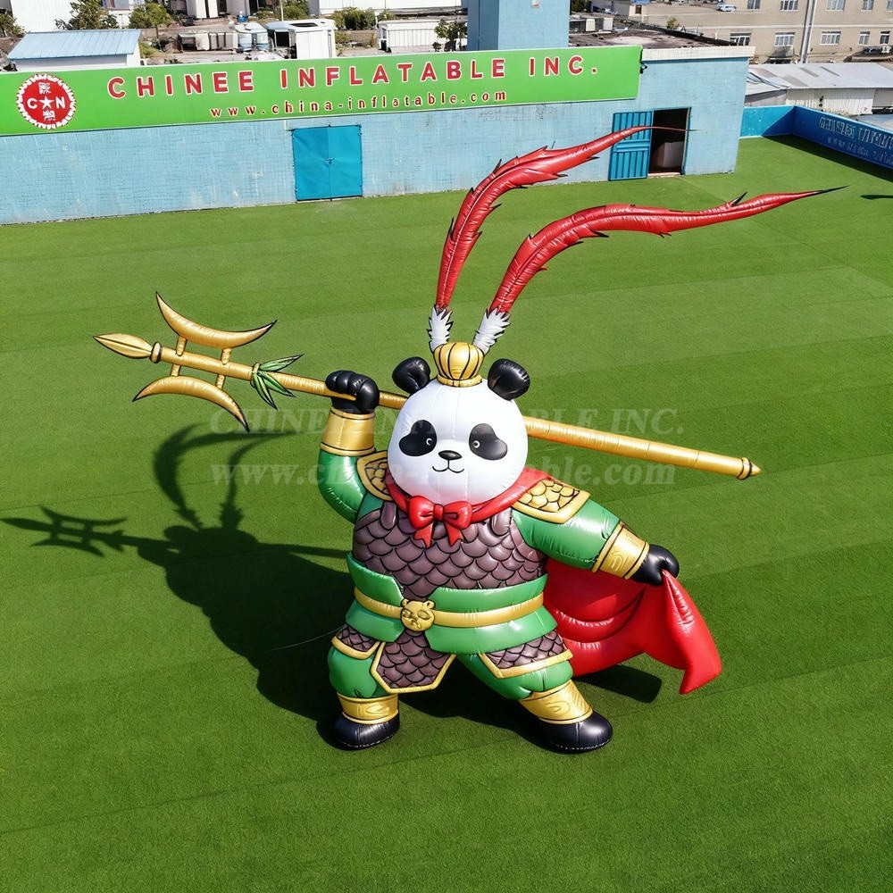 Cartoon3-152 Panda Warrior Inflatable Cartoons