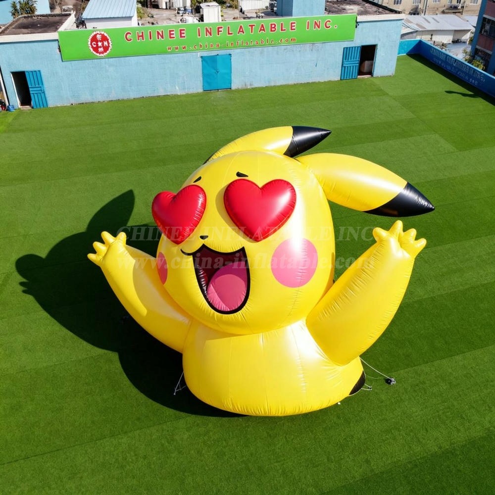 Cartoon3-178 Pikachu Love Expression Inflatable Cartoons