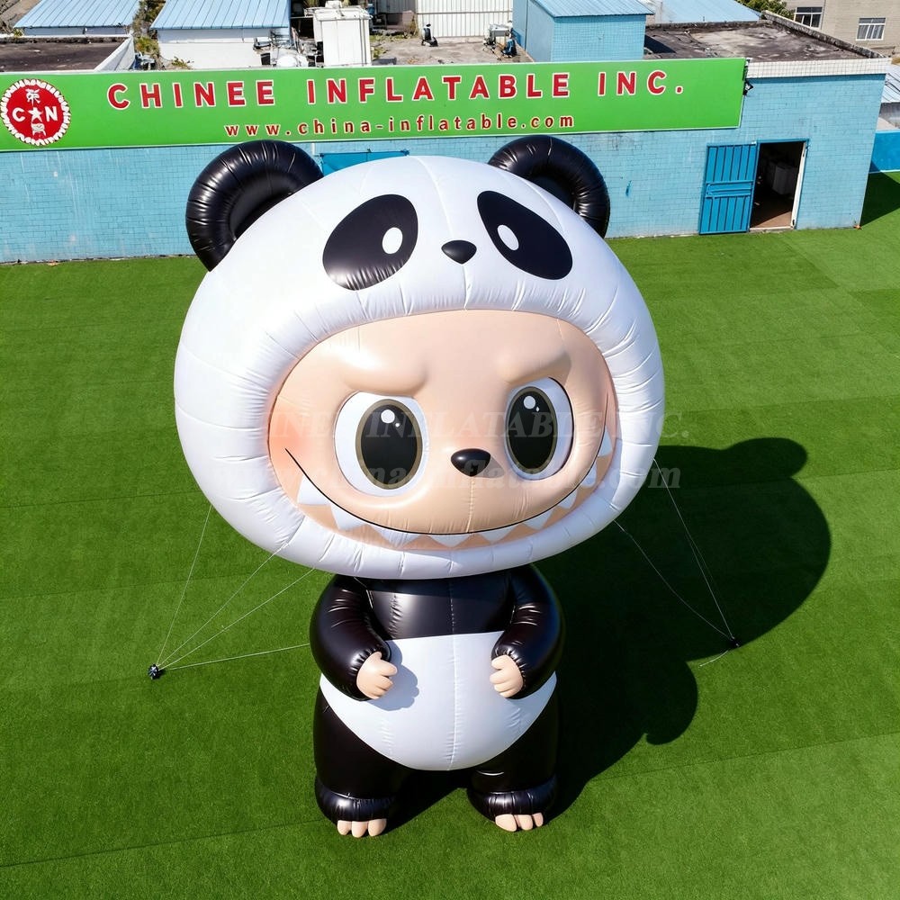 Cartoon3-214 Pop Mart Labubu Panda Character Inflatable Cartoons