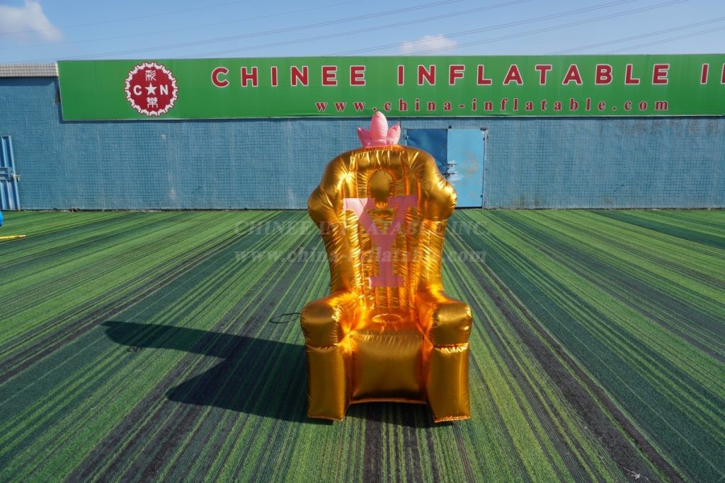 S4-208B Gold Inflatable Chair