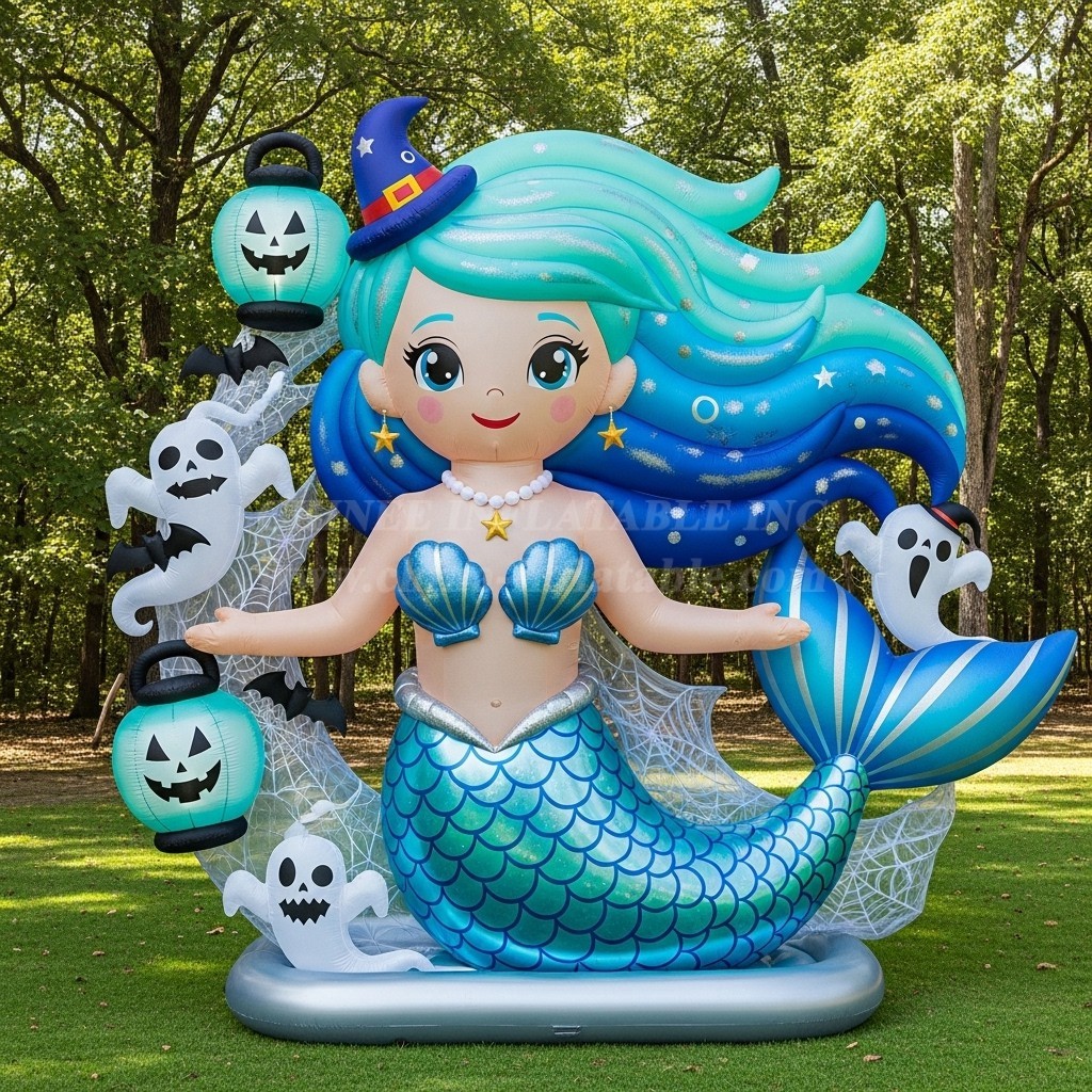 Cartoon3-267 Halloween Mermaid Inflatable Cartoons