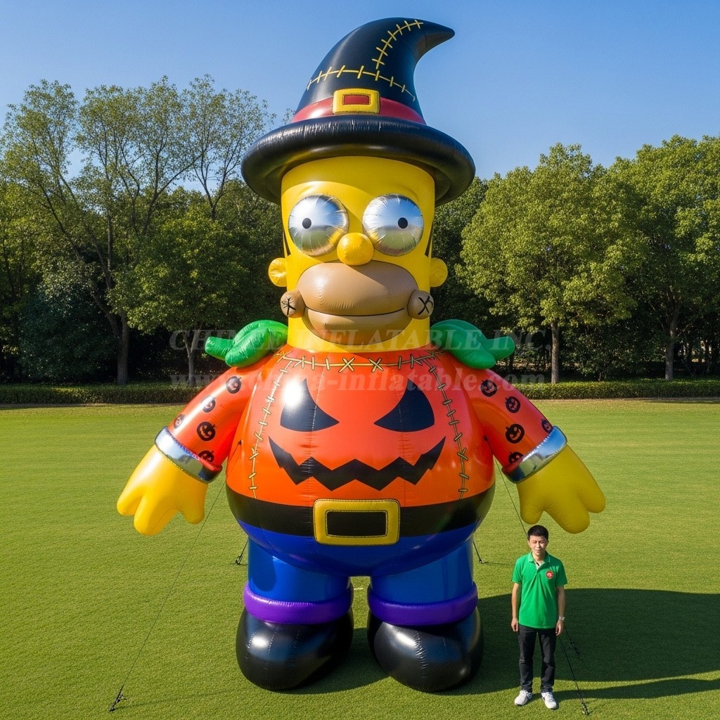 Cartoon3-281 The Simpsons Halloween Inflatable Cartoon