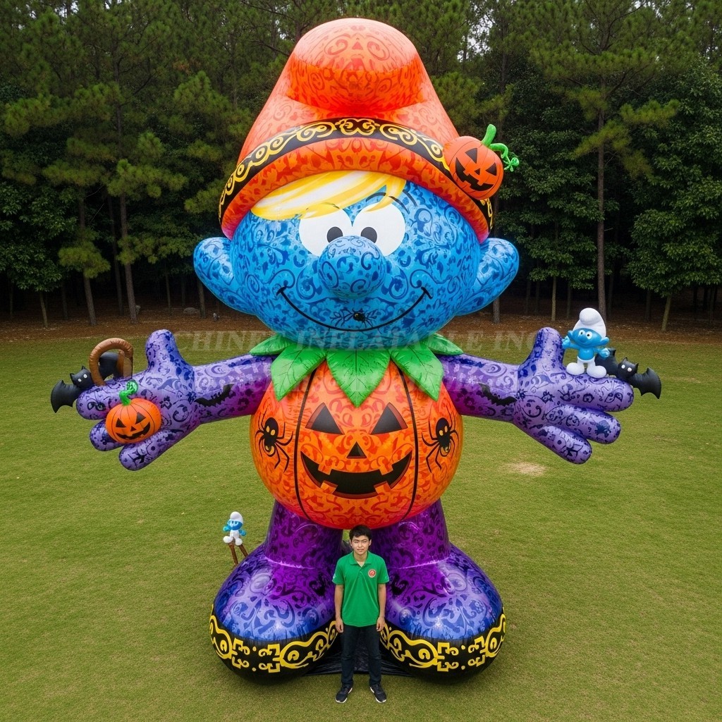 Cartoon3-312 The Smurfs Halloween Inflatable Cartoons
