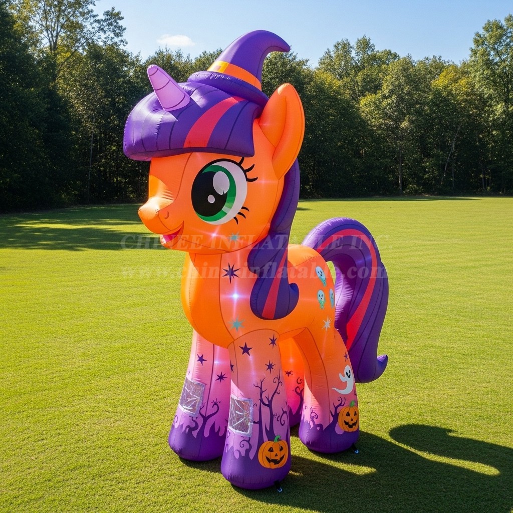 Cartoon3-325 Halloween Unicorn Inflatable Cartoons