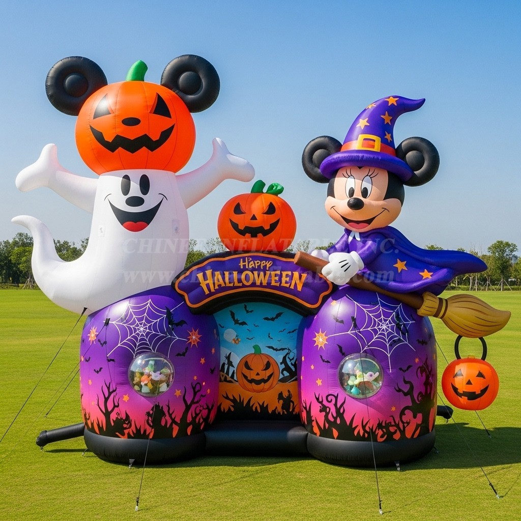 Cartoon3-372 Halloween Mickey & Minnie Event Party Decoration