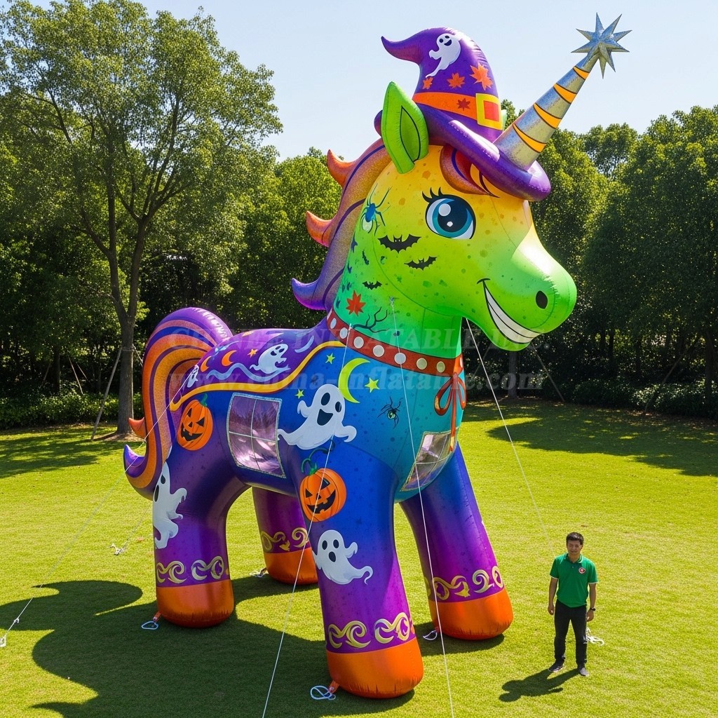 Cartoon3-386 Halloween Unicorn Inflatable Cartoons