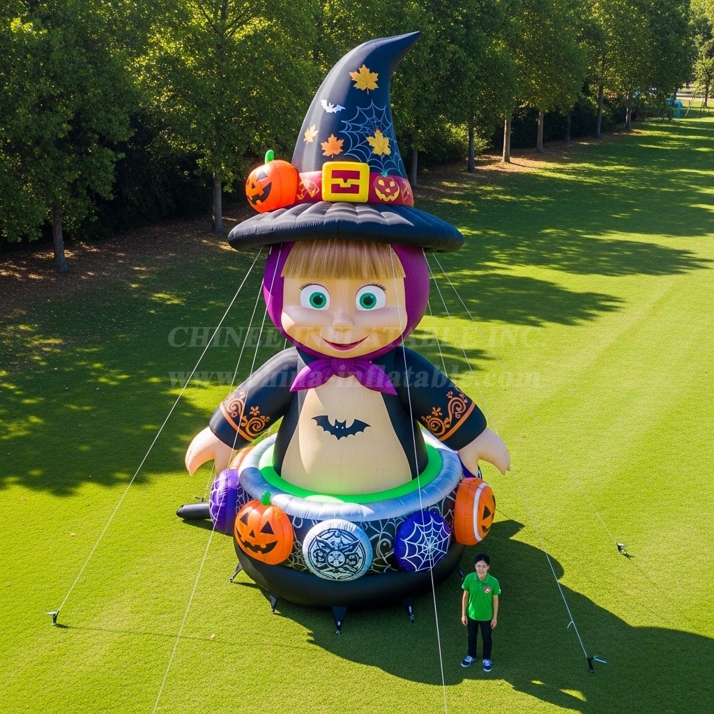 Cartoon3-412 Halloween Masha and The Bear Inflatable Cartoons