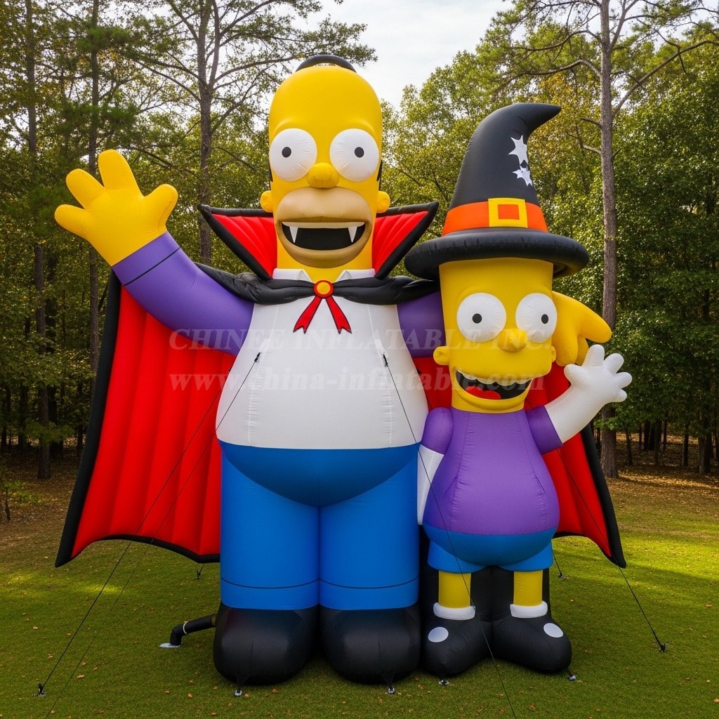 Cartoon3-415 The Simpsons Halloween Inflatable Cartoons