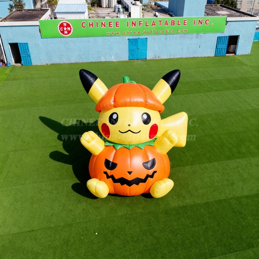 Cartoon3-439 Pikachu Halloween Inflatable Cartoon