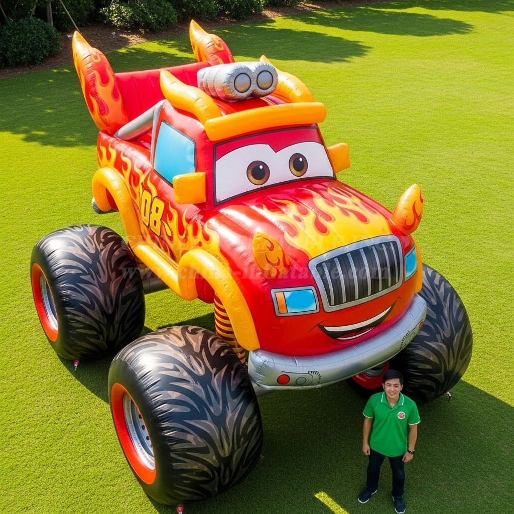 Cartoon3-494 Monster Truck Inflatable Cartoon