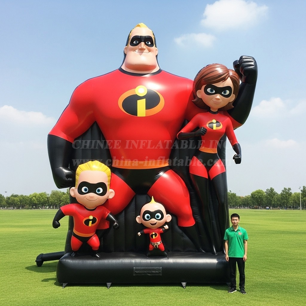 Cartoon3-529 The Incredibles Inflatable Cartoons