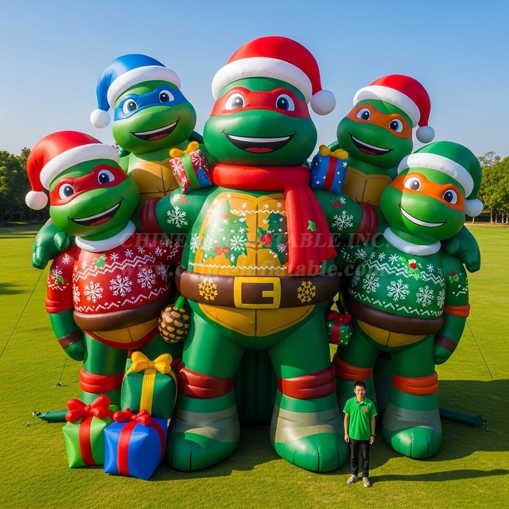 Cartoon3-560 Ninja Turtles Christmas Inflatable Cartoons
