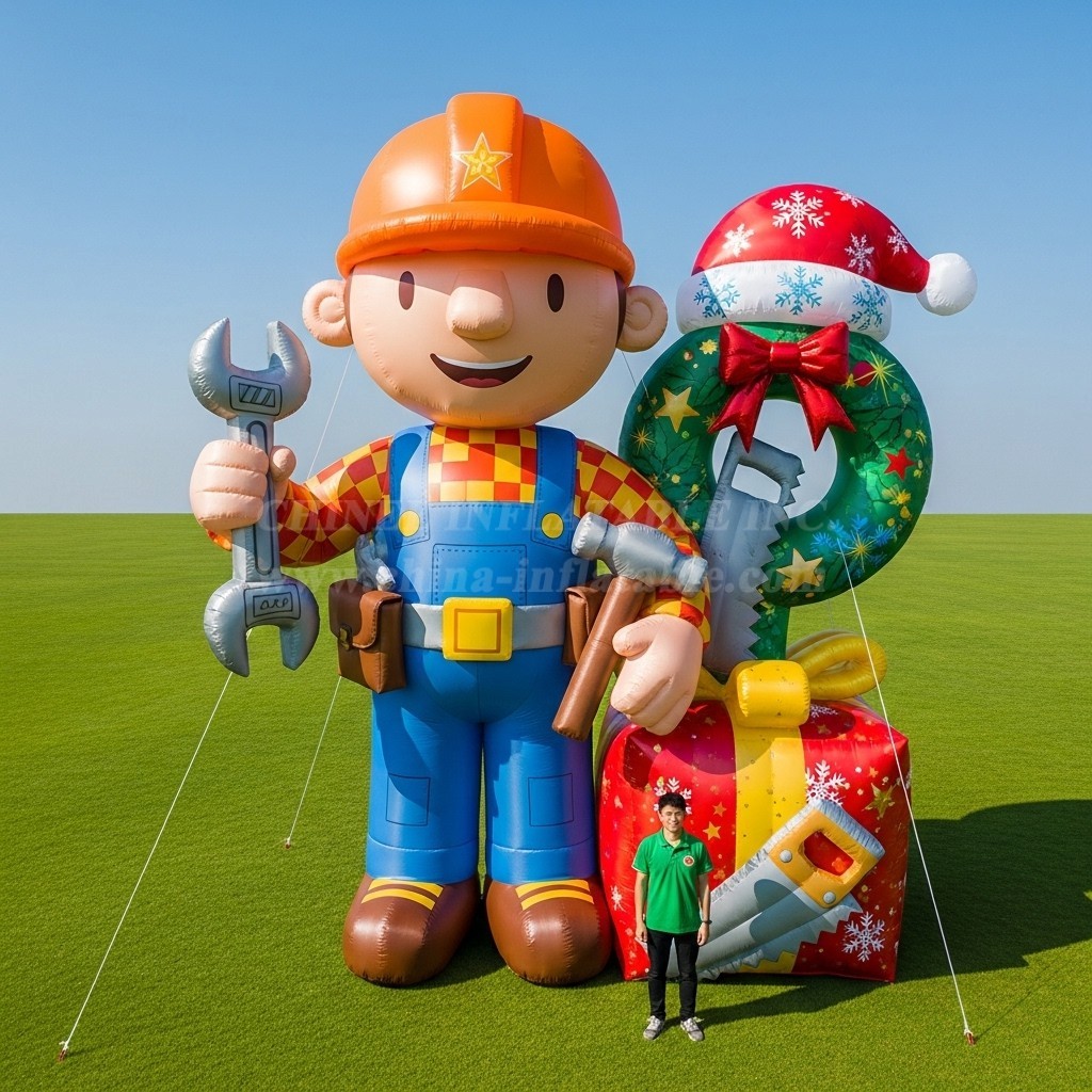 Cartoon3-568 Bob the Builder Inflatable Cartoons
