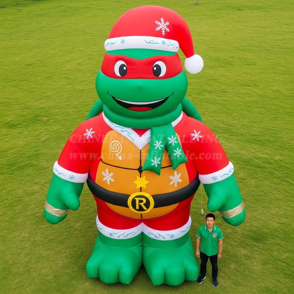 Cartoon3-580 Christmas Turtle Inflatable Cartoons