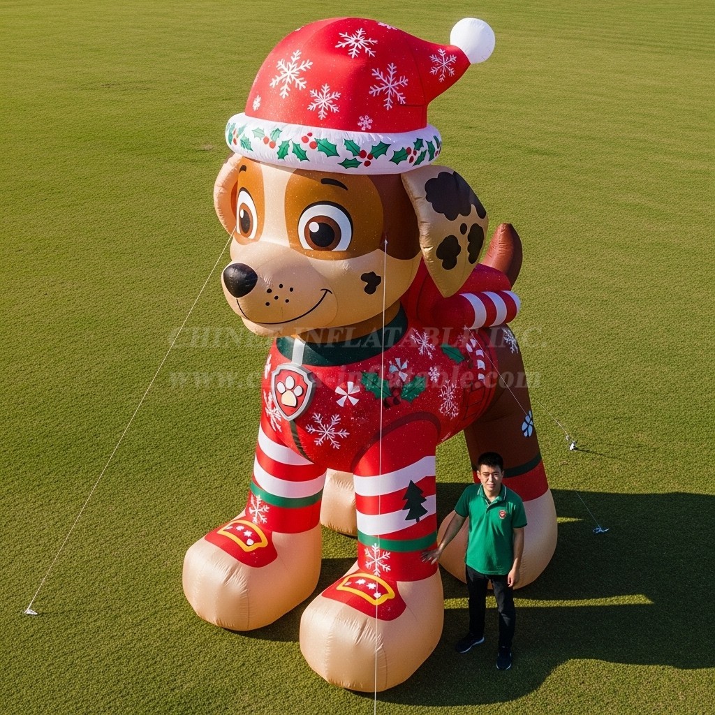 Cartoon3-581 Christmas Dog Inflatable Cartoon