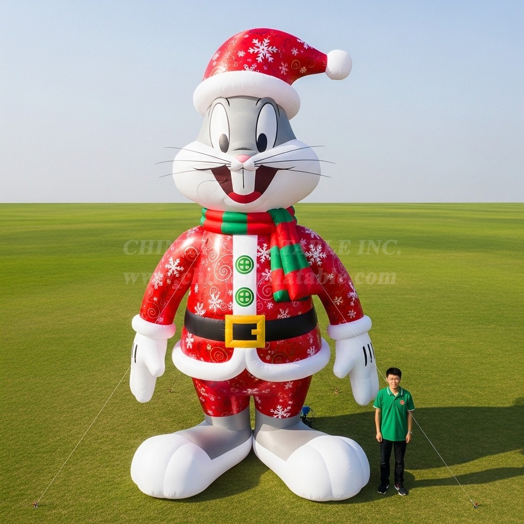 Cartoon3-587 Christmas Looney Tunes Rabbit Inflatable Cartoons