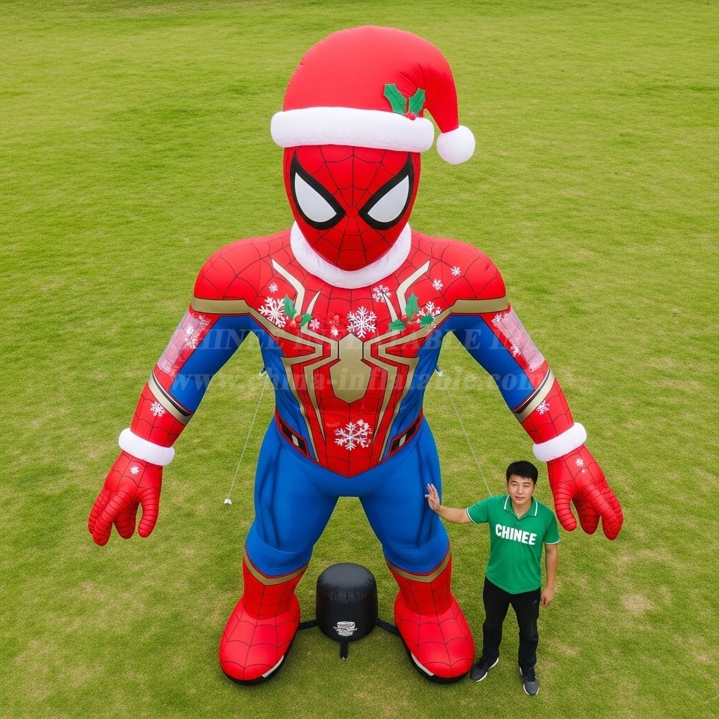 Cartoon3-608 Spider-Man Christmas Inflatable Cartoons