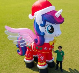 Cartoon3-617 Christmas My Little Pony Unicorn Inflatable Cartoons
