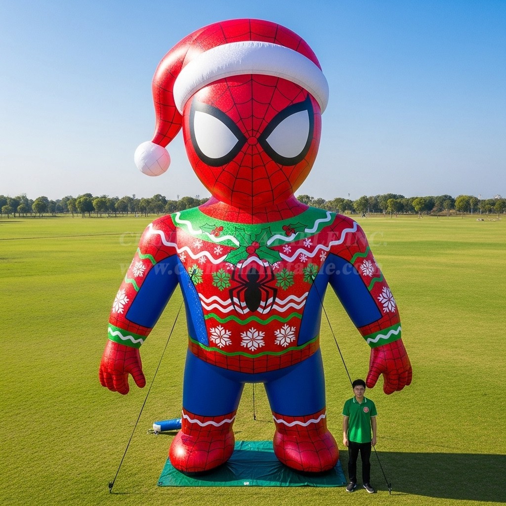 Cartoon3-629 Spider-Man Christmas Inflatable Cartoon