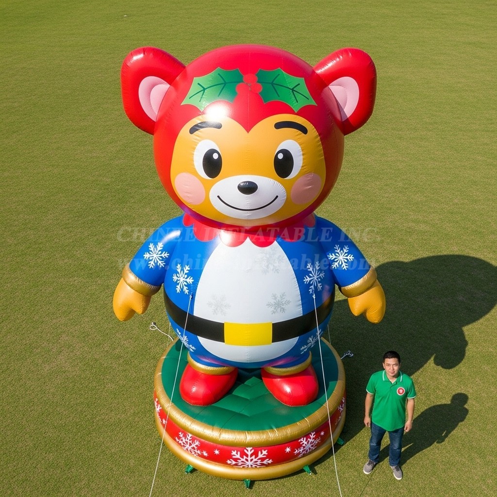 Cartoon3-643 Christmas Bear Inflatable Cartoons