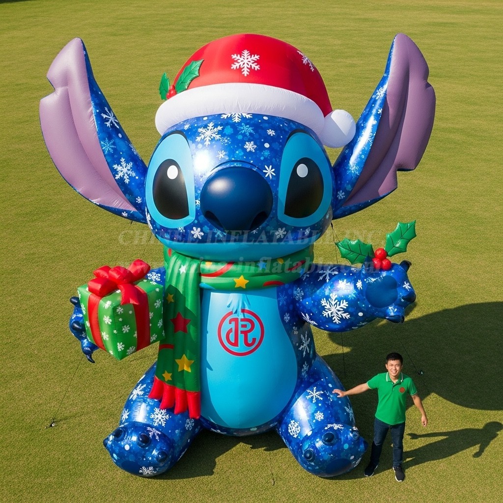 Cartoon3-666 Lilo & Stitch Christmas Inflatable Cartoons