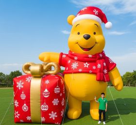 Cartoon3-669 Christmas Bear Inflatable Cartoons